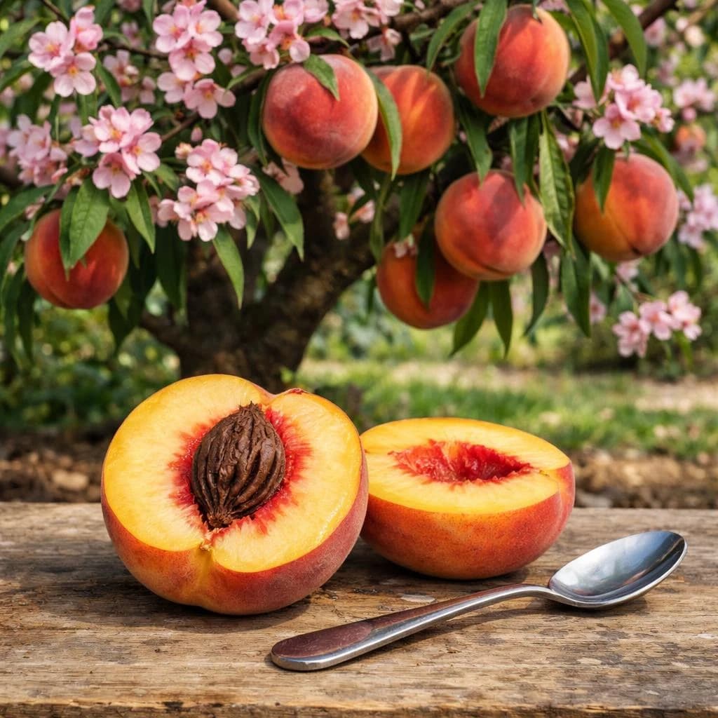 Peach seeds