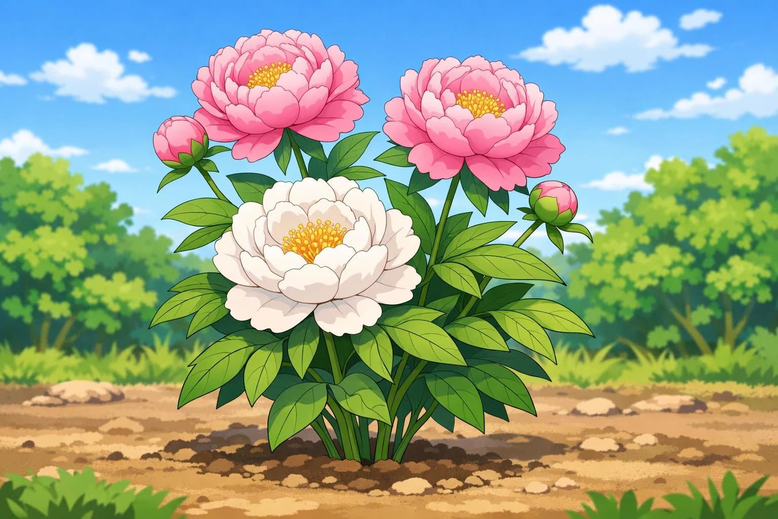 Peony illustration