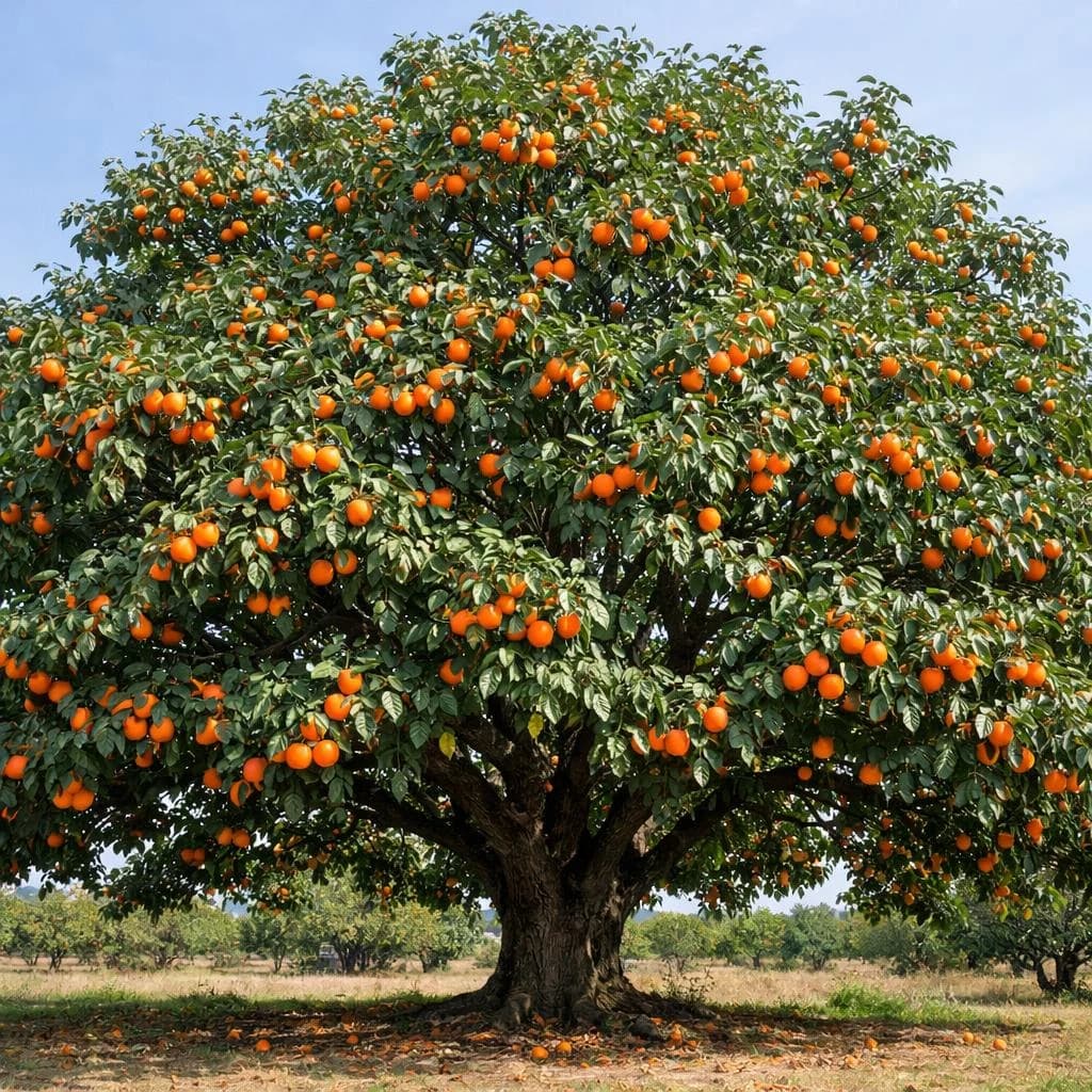 Persimmon mature
