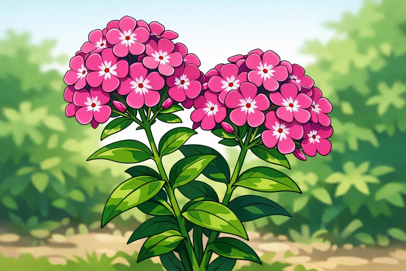 Phlox illustration