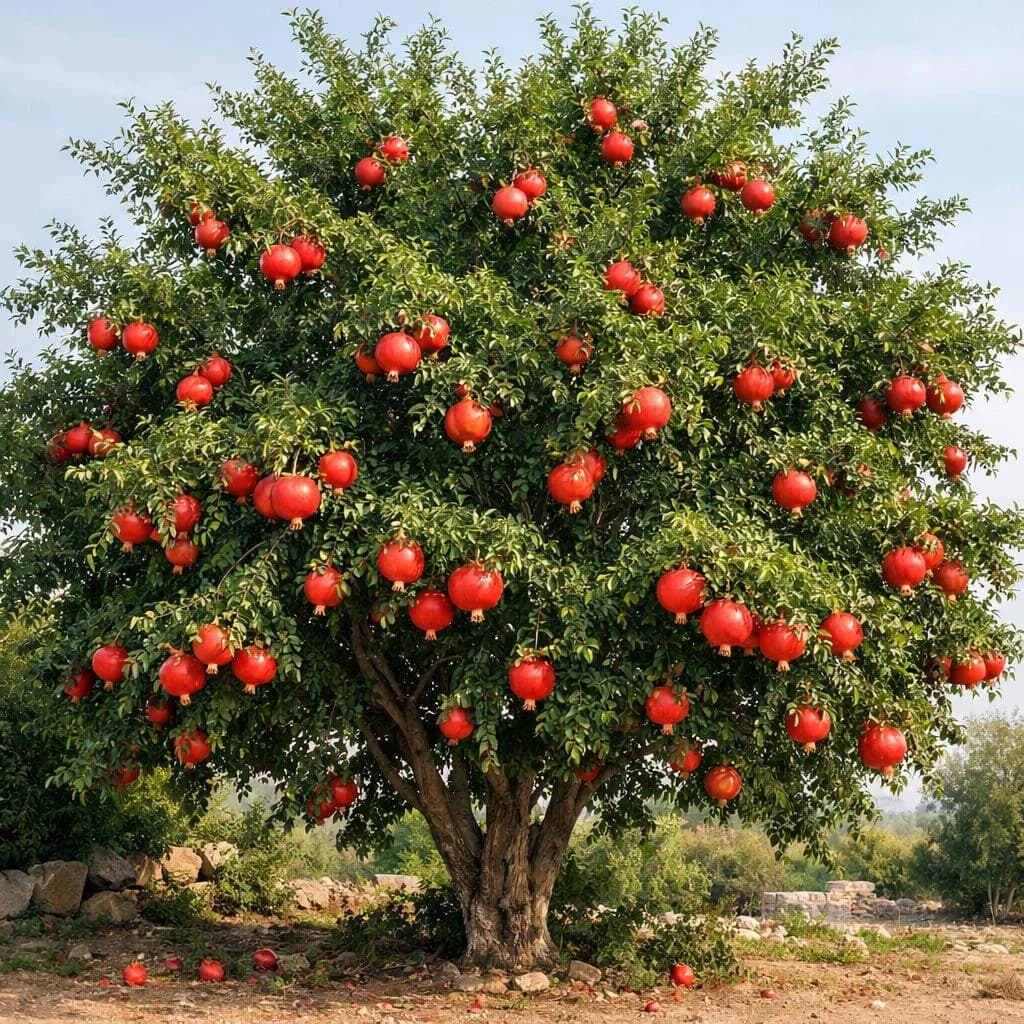 Pomegranate mature