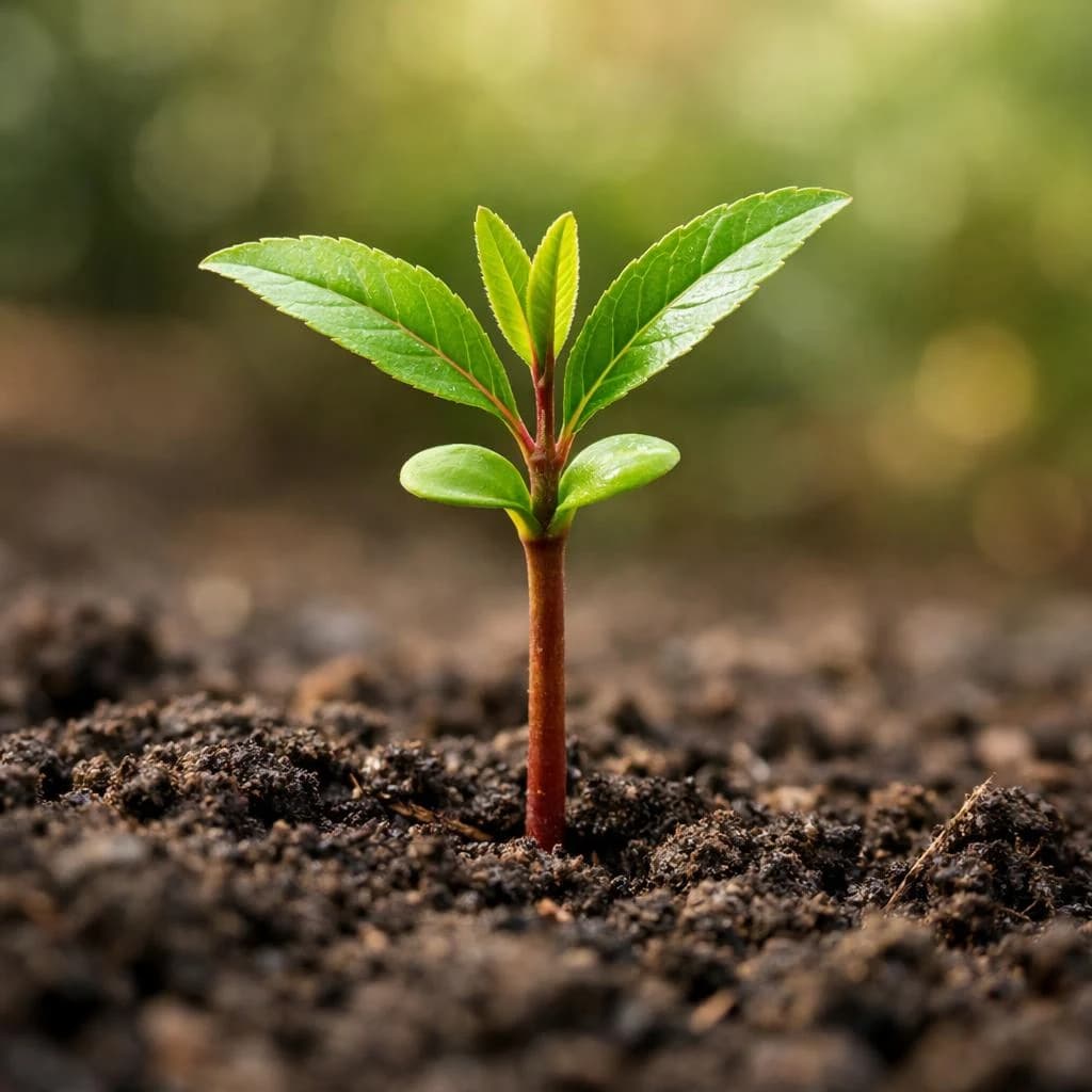 Pomegranate seedling