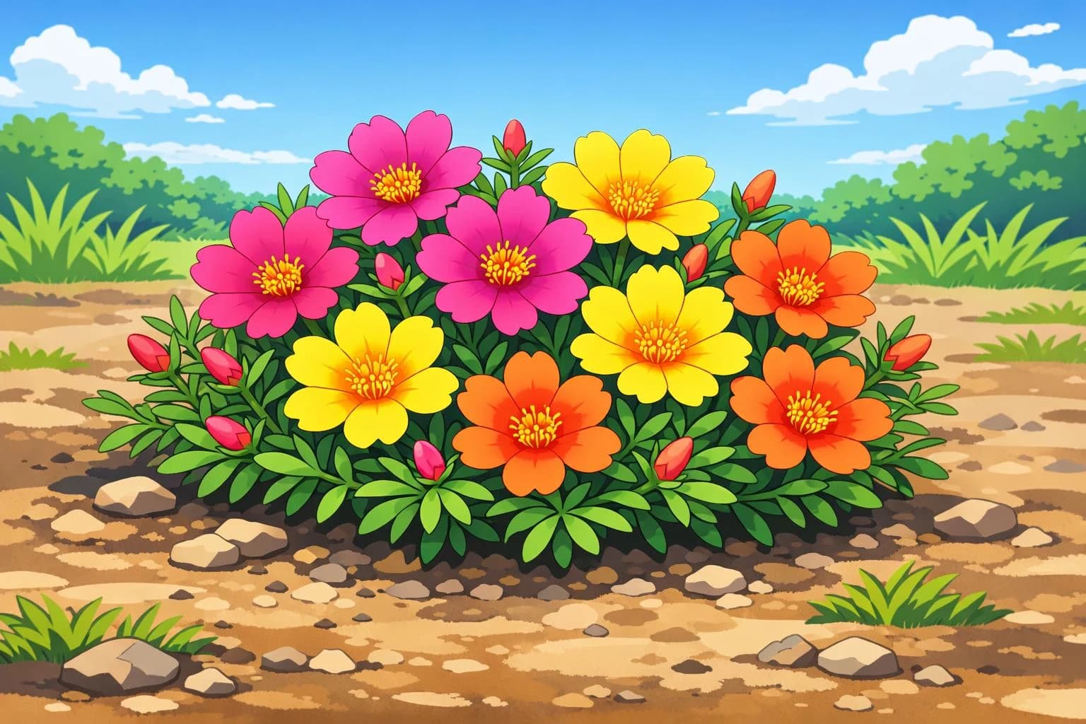 Portulaca illustration