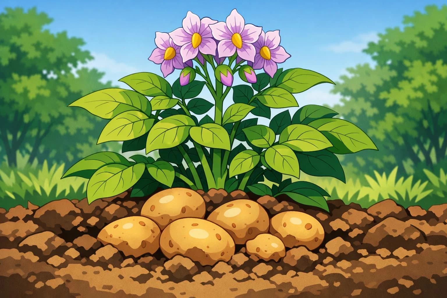 Potato illustration
