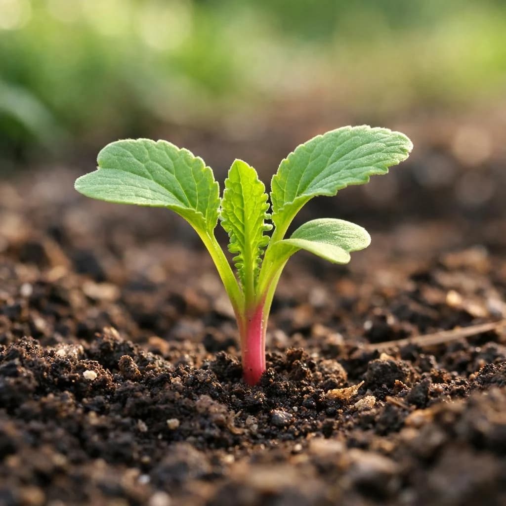 Radish seedling
