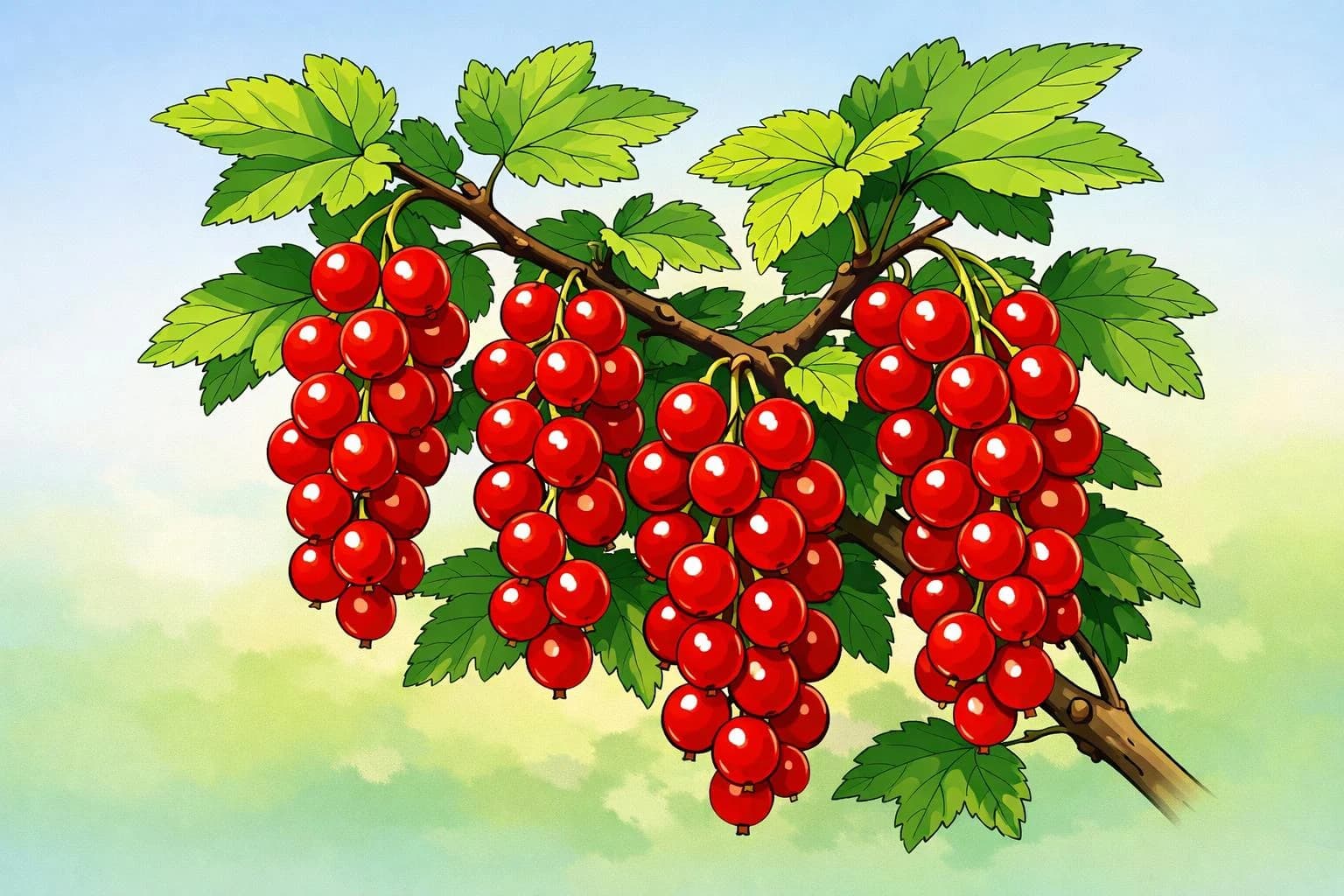 Red Currant illustration