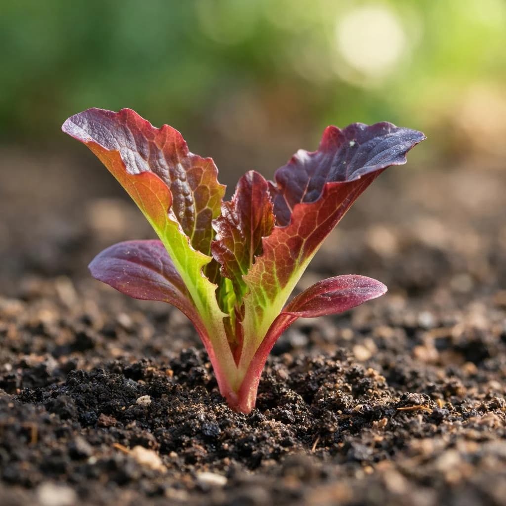 Red Lettuce seedling