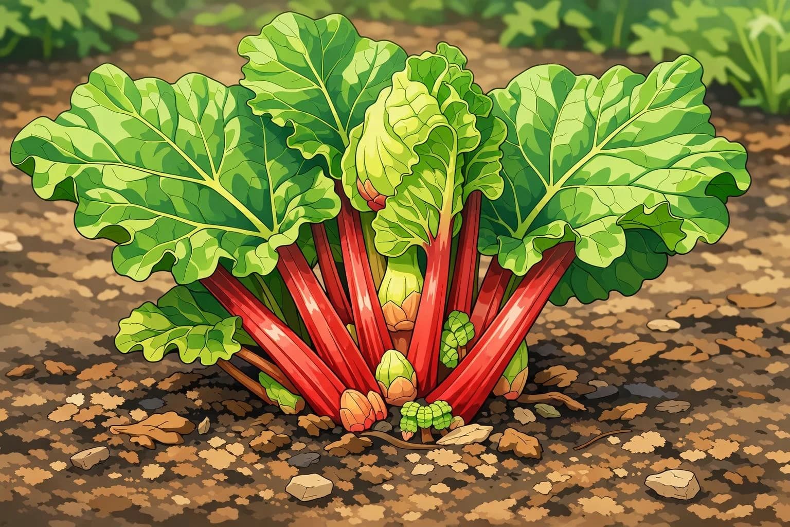 Rhubarb illustration