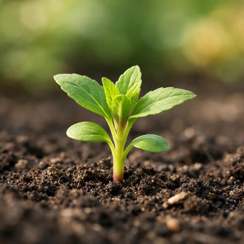 Snapdragon seedling