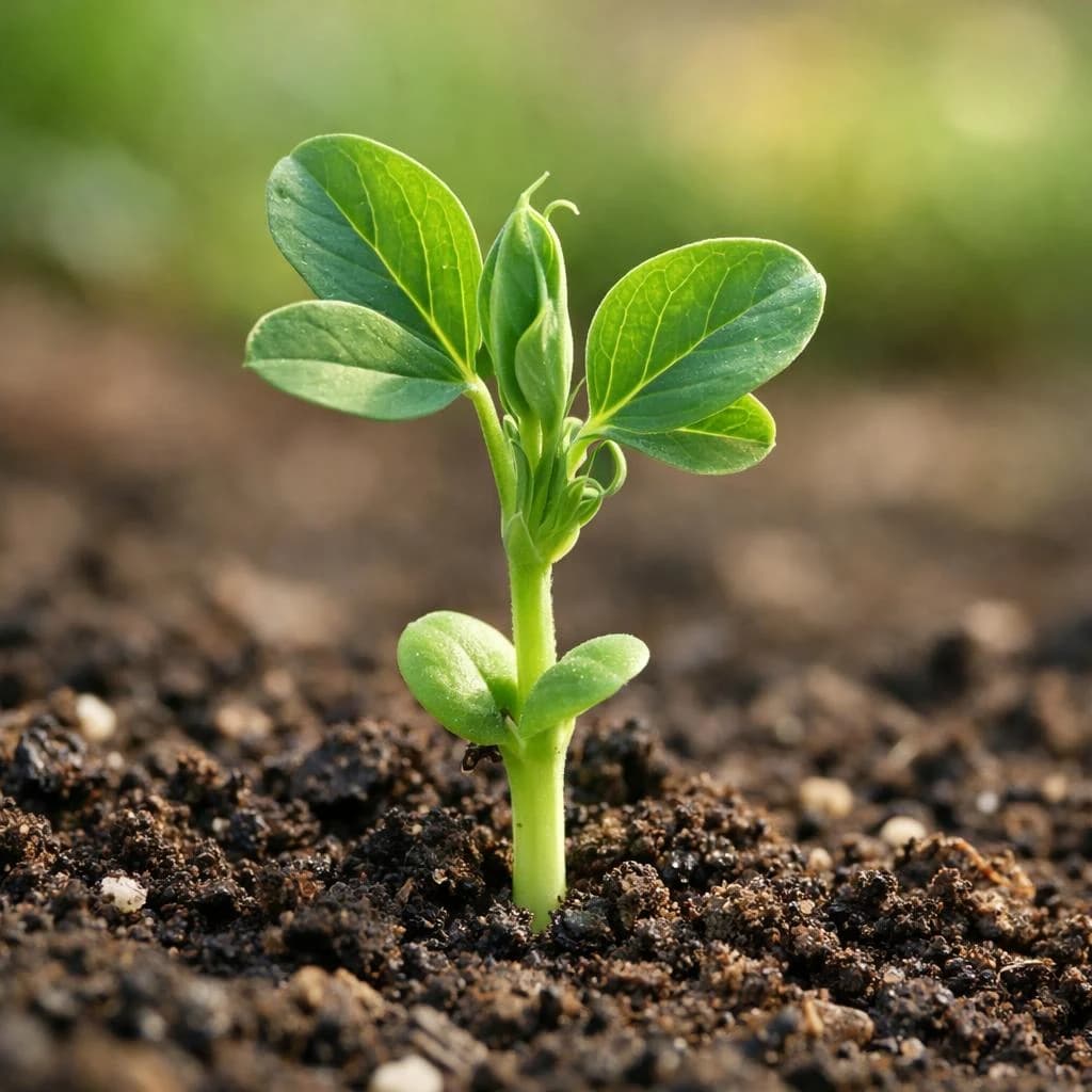 Sweet Pea seedling