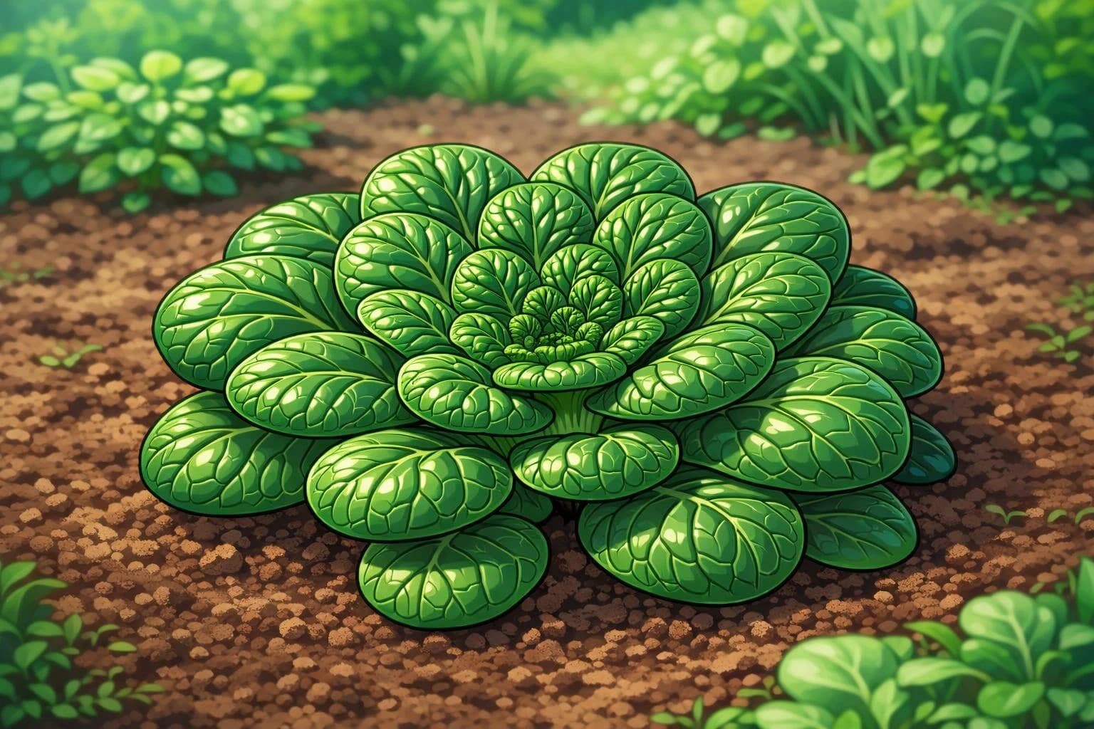 Tatsoi illustration