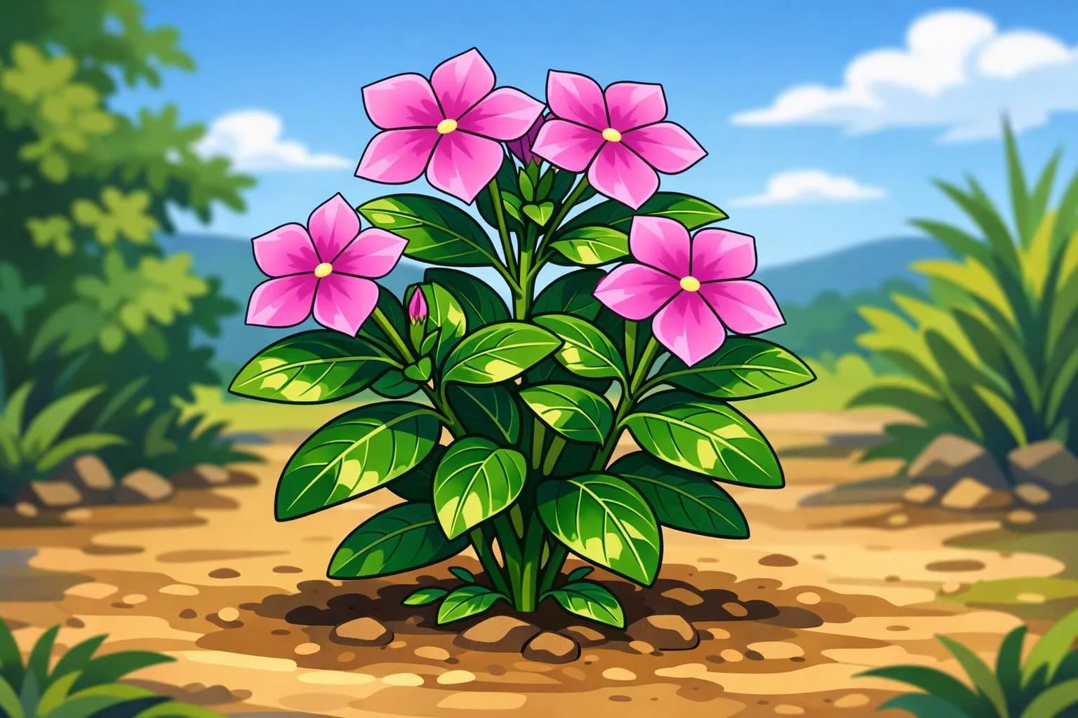 Vinca illustration