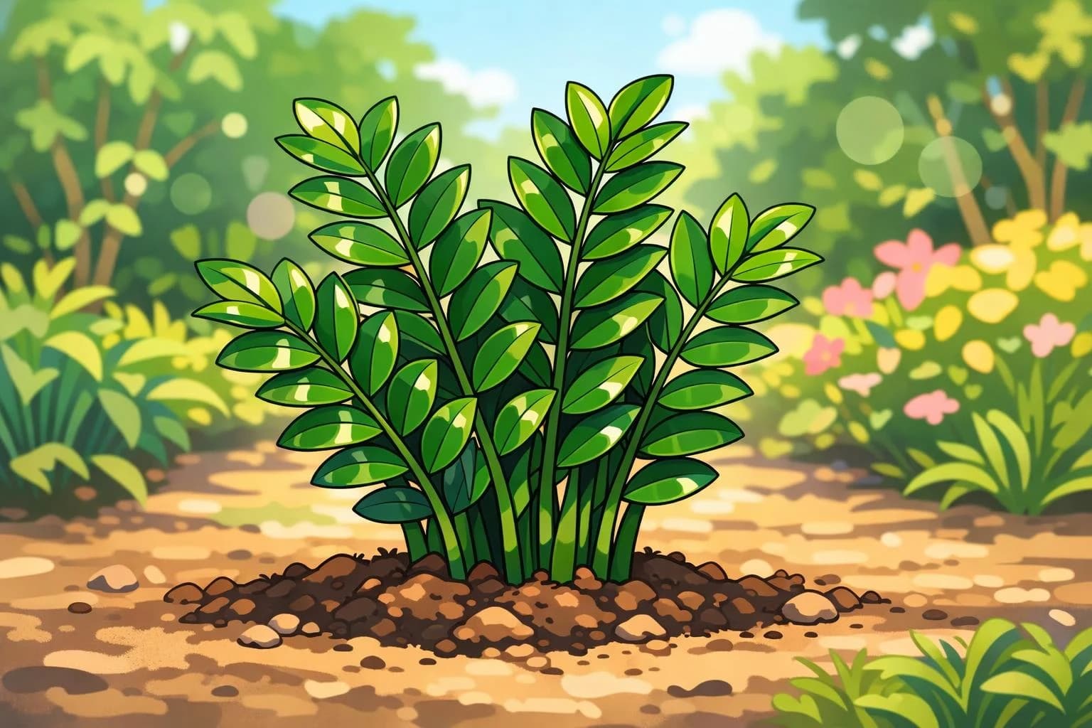 ZZ Plant illustration