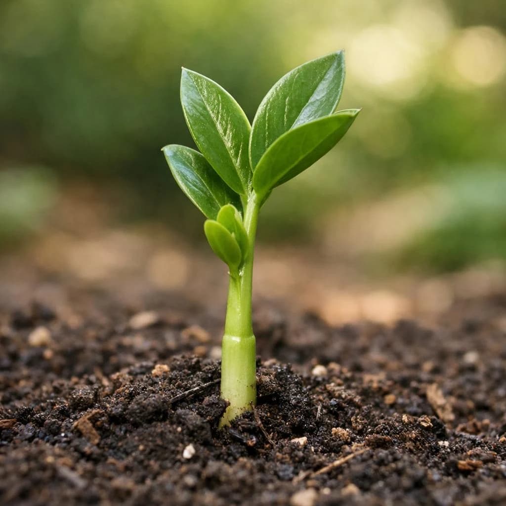 ZZ Plant seedling